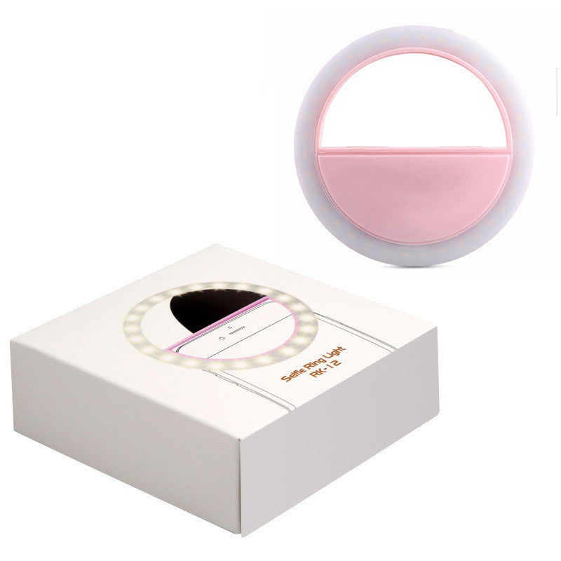 LED Selfie Ring Light – Clip-On Phone Flash for Beauty & Content