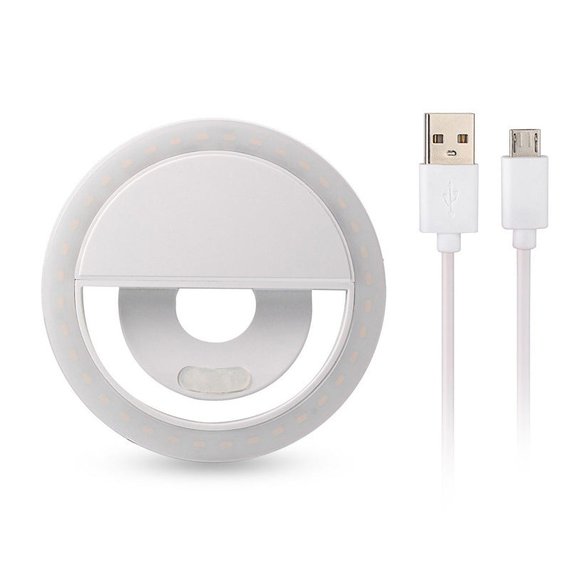 LED Selfie Ring Light – Clip-On Phone Flash for Beauty & Content