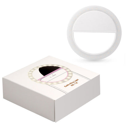 LED Selfie Ring Light – Clip-On Phone Flash for Beauty & Content