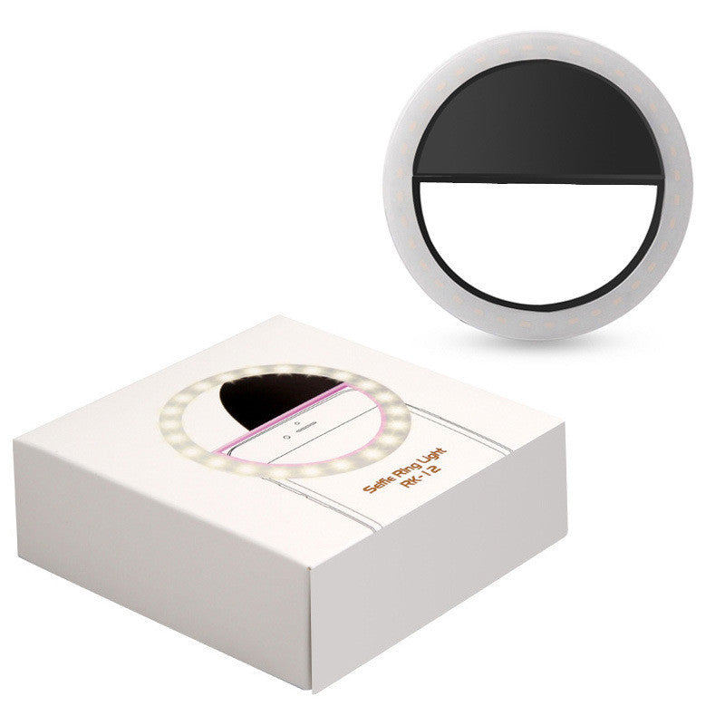 LED Selfie Ring Light – Clip-On Phone Flash for Beauty & Content