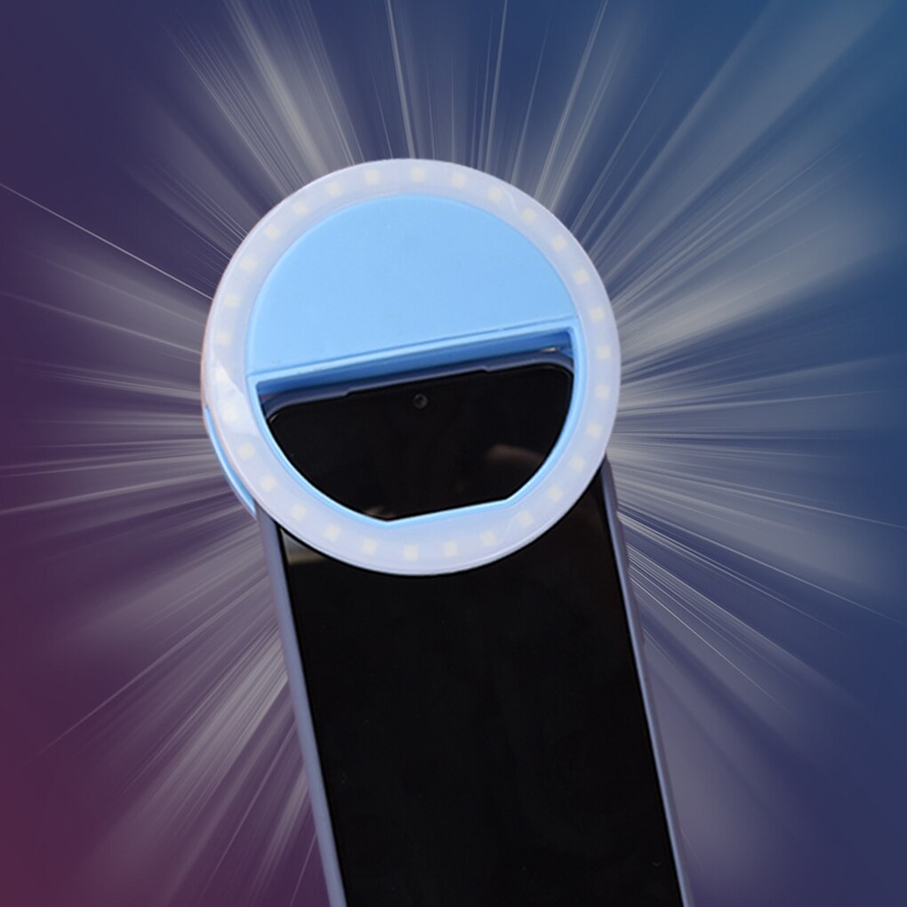 LED Selfie Ring Light – Clip-On Phone Flash for Beauty & Content