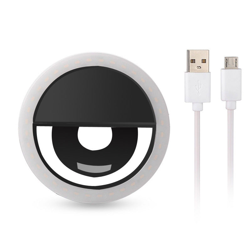 LED Selfie Ring Light – Clip-On Phone Flash for Beauty & Content