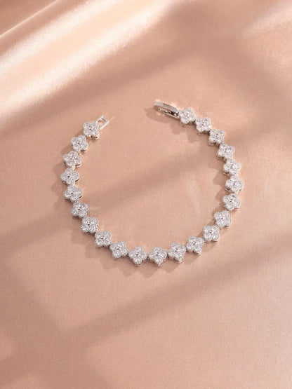 Crystal Flower Bracelet