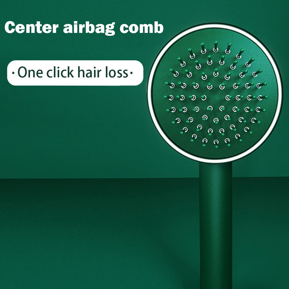 Self-Cleaning Hair Brush – Scalp Massage & Anti-Static