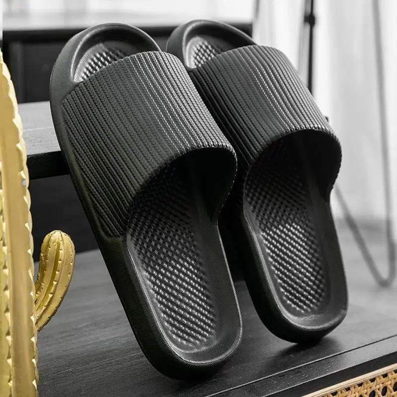 Soft EVA Indoor Slippers – Non-Slip Bathroom & Home Slides