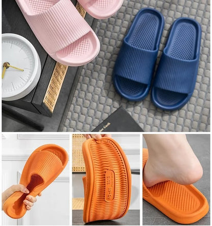 Soft EVA Indoor Slippers – Non-Slip Bathroom & Home Slides