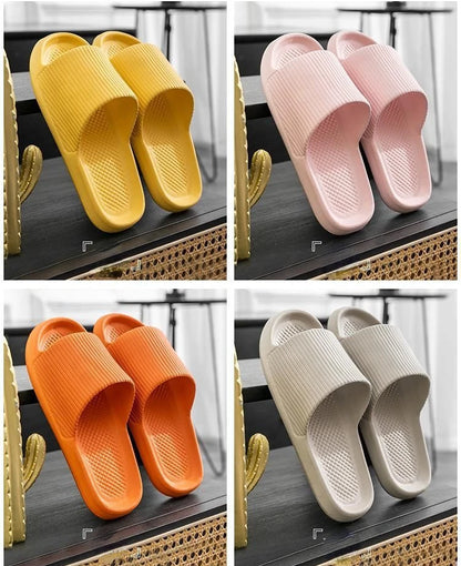 Soft EVA Indoor Slippers – Non-Slip Bathroom & Home Slides