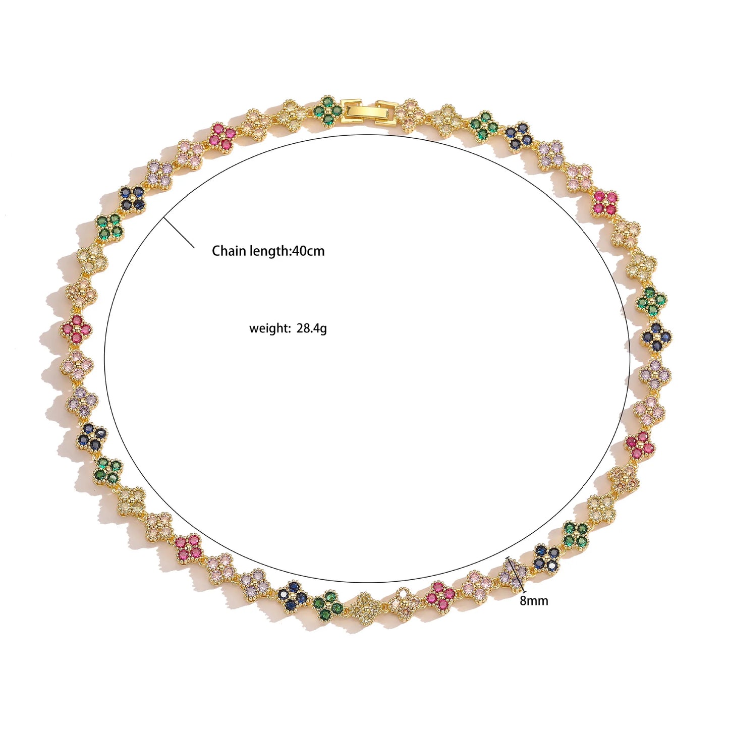 Crystal Flower Bracelet