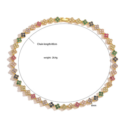 Crystal Flower Bracelet
