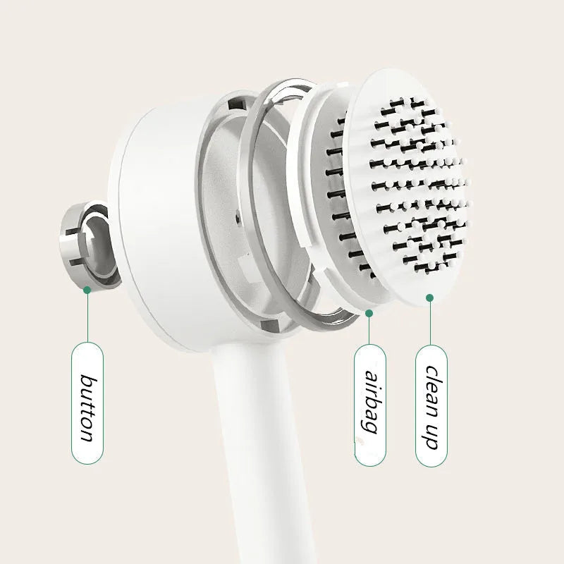 Self-Cleaning Hair Brush – Scalp Massage & Anti-Static
