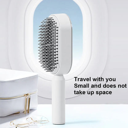 Self-Cleaning Hair Brush – Scalp Massage & Anti-Static