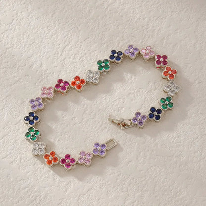 Crystal Flower Bracelet