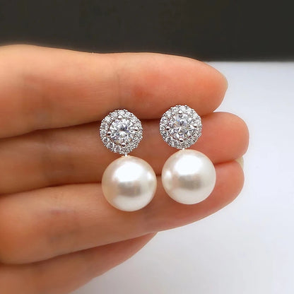 Luminous Pearl Drop Earrings