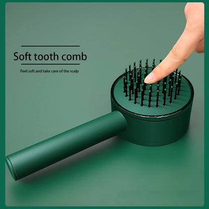 Self-Cleaning Hair Brush – Scalp Massage & Anti-Static