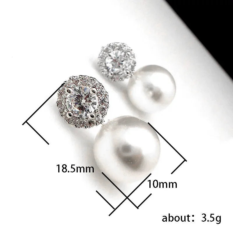 Luminous Pearl Drop Earrings