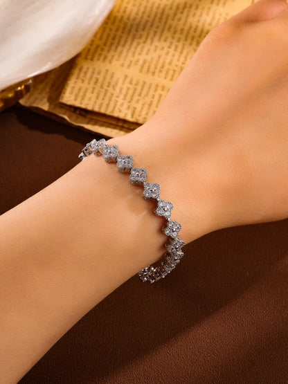 Crystal Flower Bracelet
