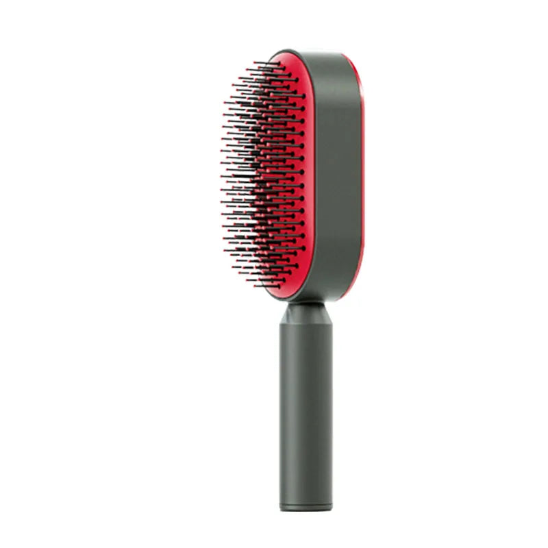 Self-Cleaning Hair Brush – Scalp Massage & Anti-Static
