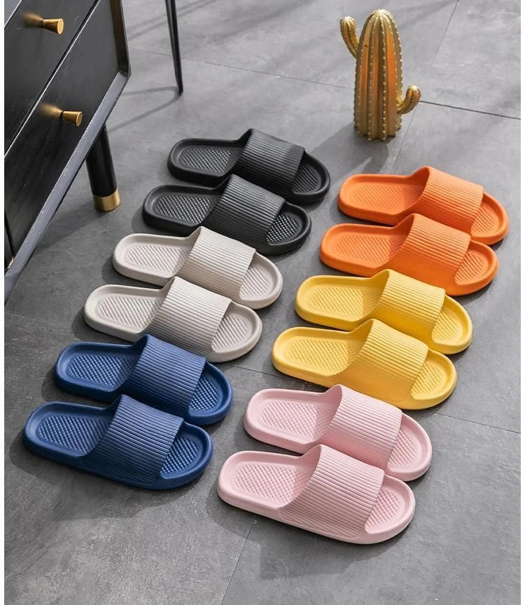 Soft EVA Indoor Slippers – Non-Slip Bathroom & Home Slides