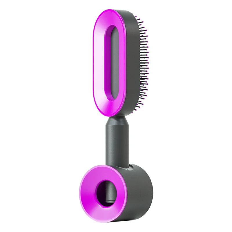 Self-Cleaning Hair Brush – Scalp Massage & Anti-Static