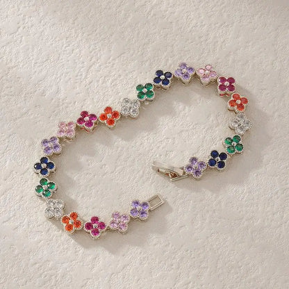 Crystal Flower Bracelet