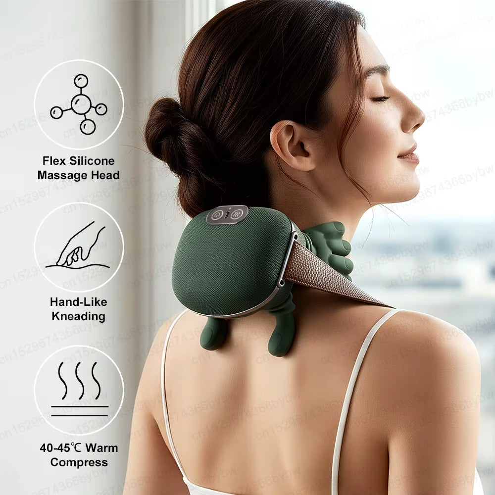 Neck & Shoulder Massager — Wireless 4D Kneading Shawl