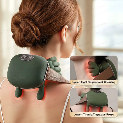 Neck & Shoulder Massager — Wireless 4D Kneading Shawl